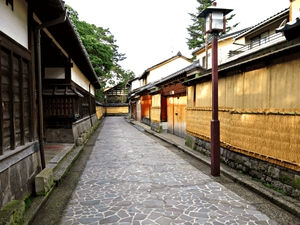 Nagamachi Bukeyashiki samurai district in Kanazawa, Japan