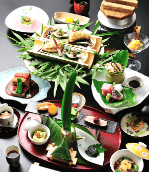 Hakone Japan Yamanochaya Ryokan dinner