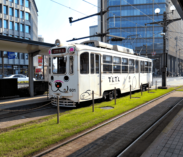 Japan Rail Pass kagoshima tram denden