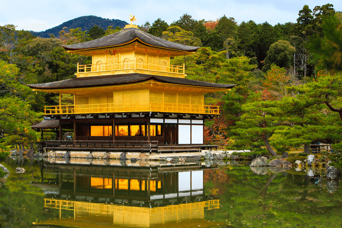 A Guide To Kyoto S Best Temples And Shrines   Kinkakuji Golden Pavilion Kyoto Japan 1140 