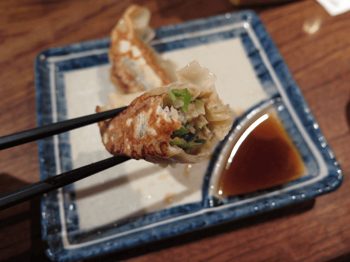 Gyoza, a classic food in Fukuoka, Japan