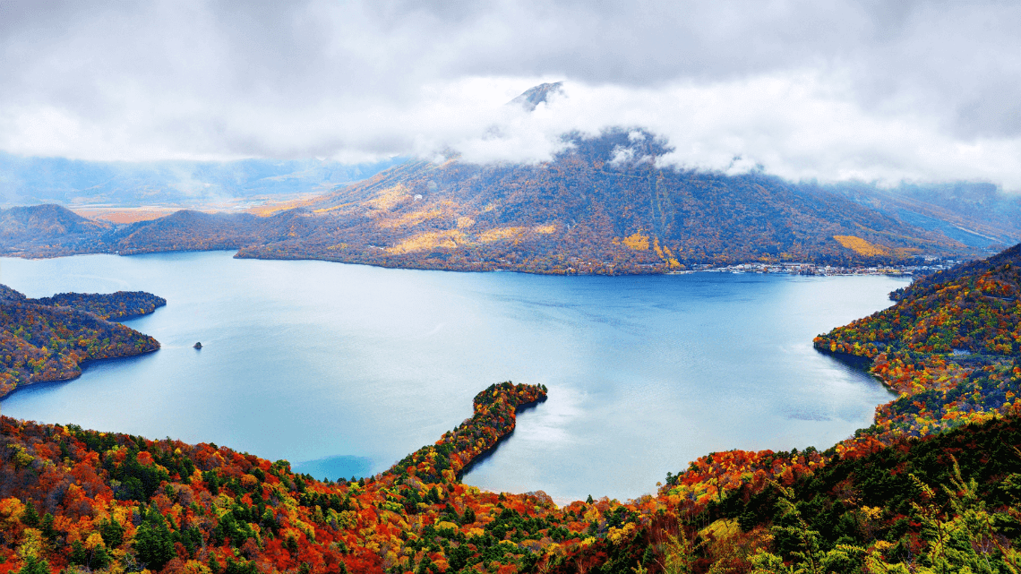 Autumn leaves in Nikko, Japan