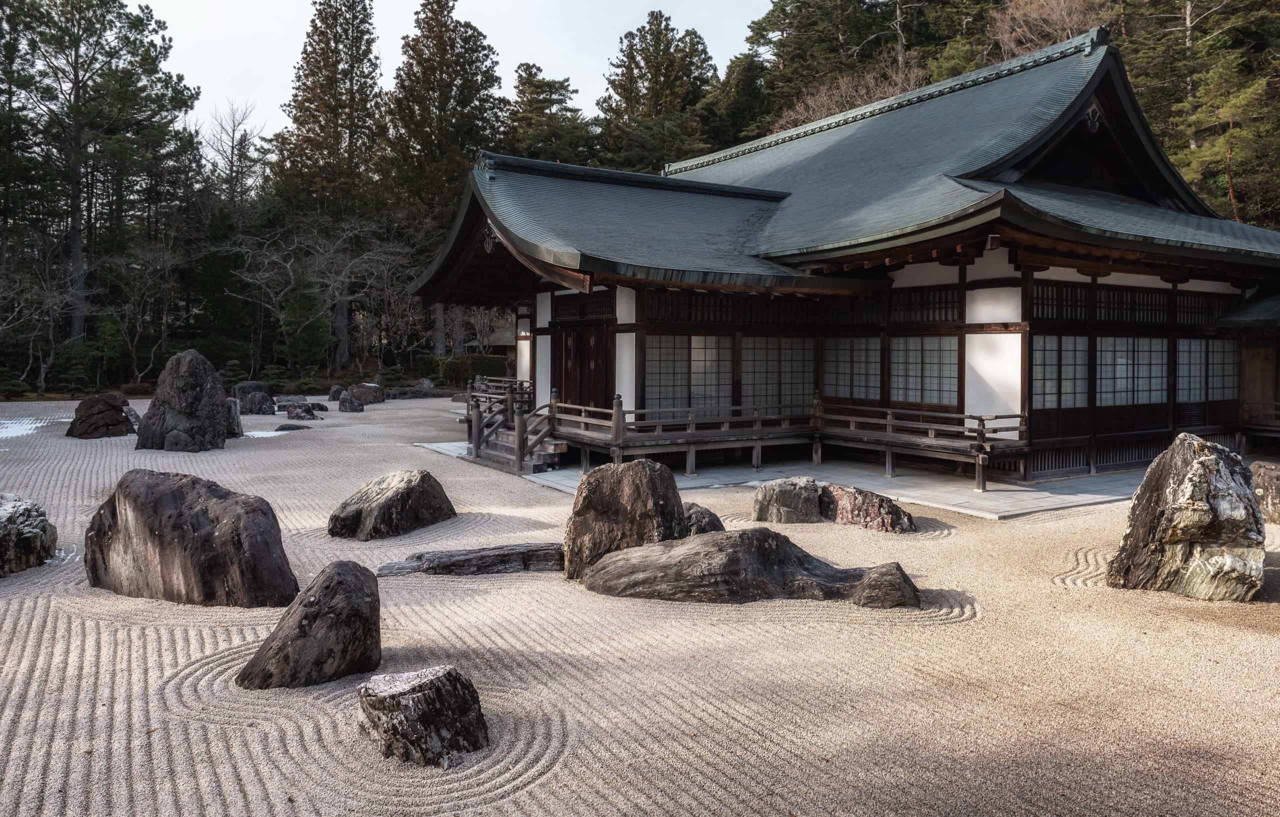 Kongobuji Banryutei Rock Garden Mount Koya Japan