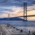 Kobe Akashi Kaikyo Bridge Japan