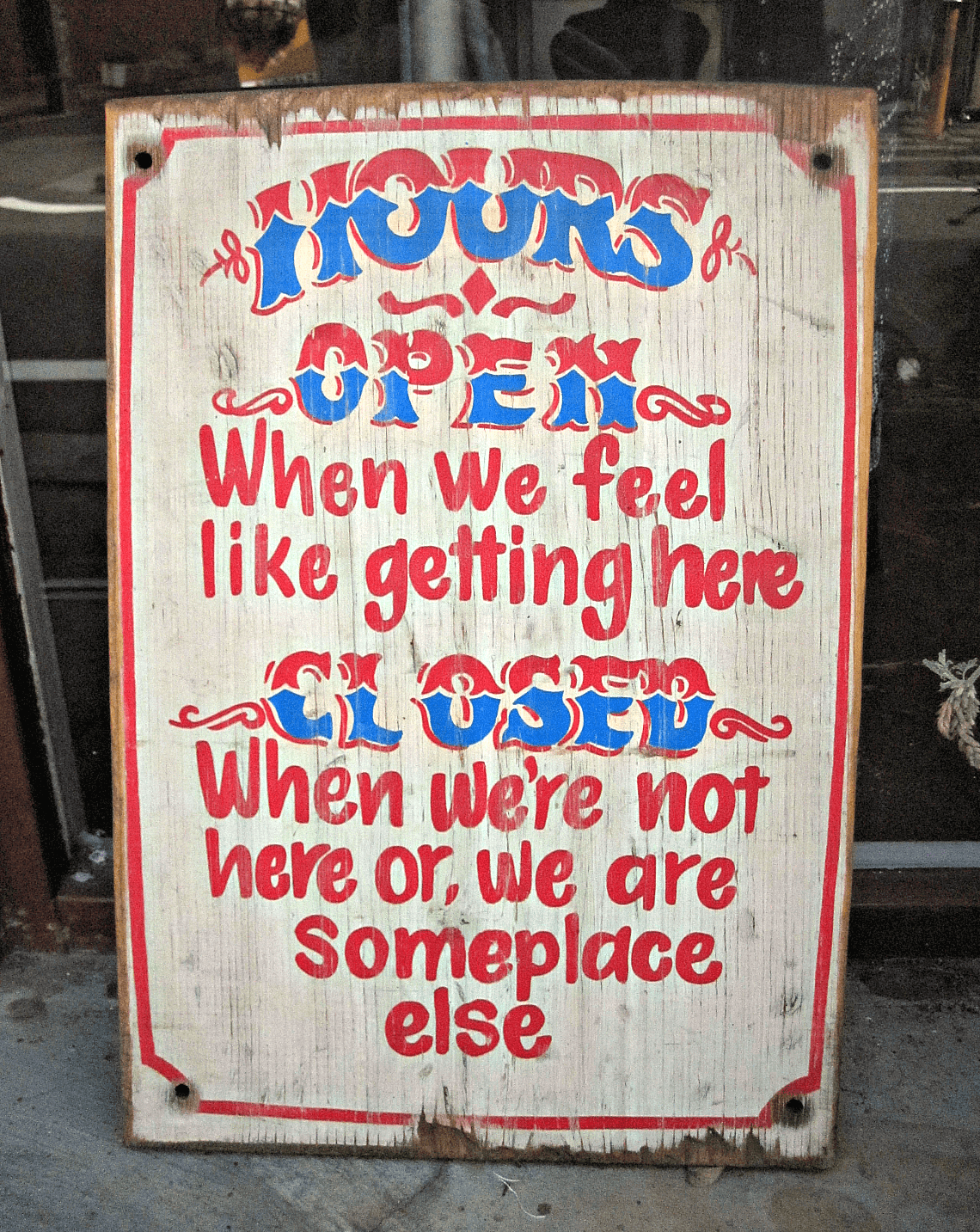 A circus inspired shop sign in Harajuku, Tokyo, Japan