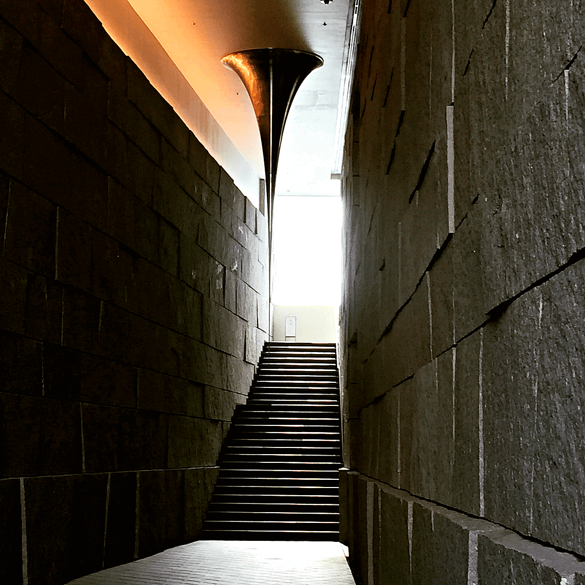 Hiroshi Sugimoto's Kukkyocho entrance at Oak Omotesando, Tokyo, Japan