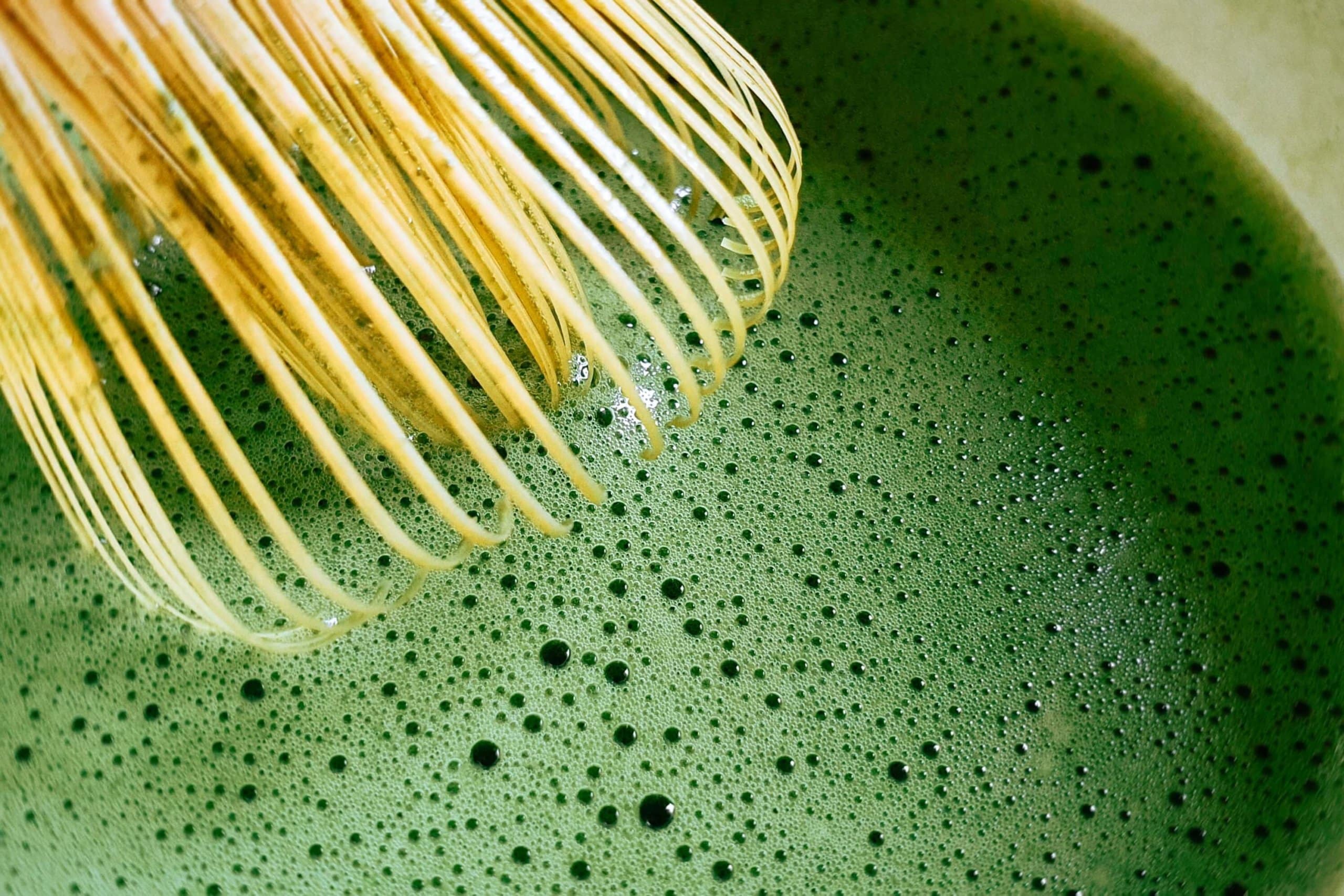 Matcha and chasen whisk Japan