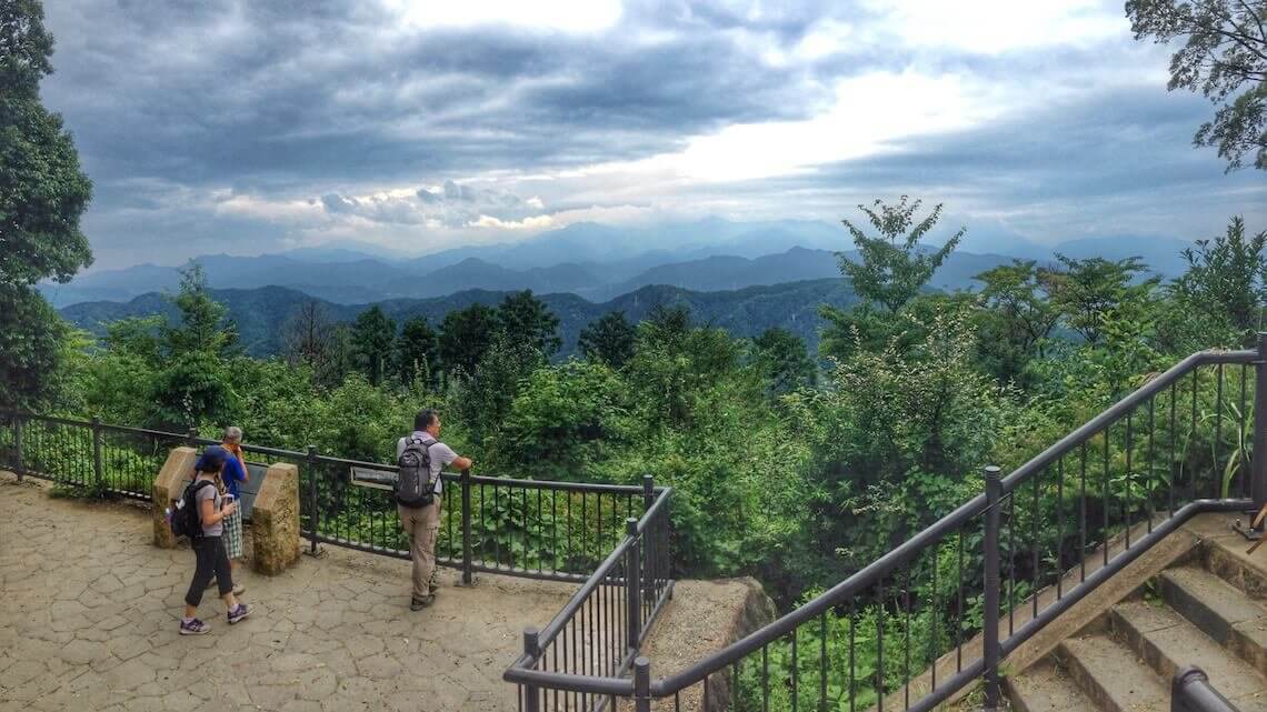 The view from Mt Takao (Takao-san), Hachiōji, Tokyo, Japan