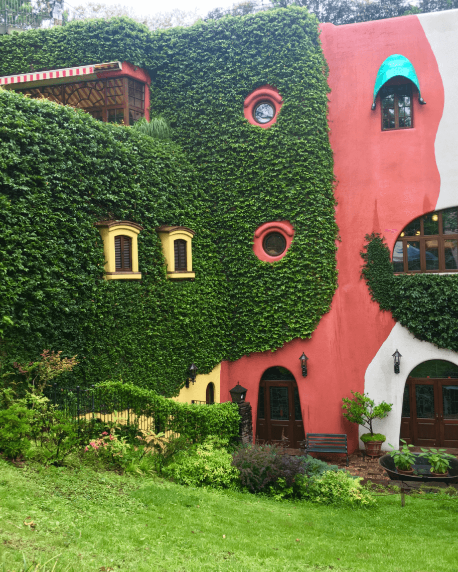 Exterior of Ghibli Museum in Tokyo Japan