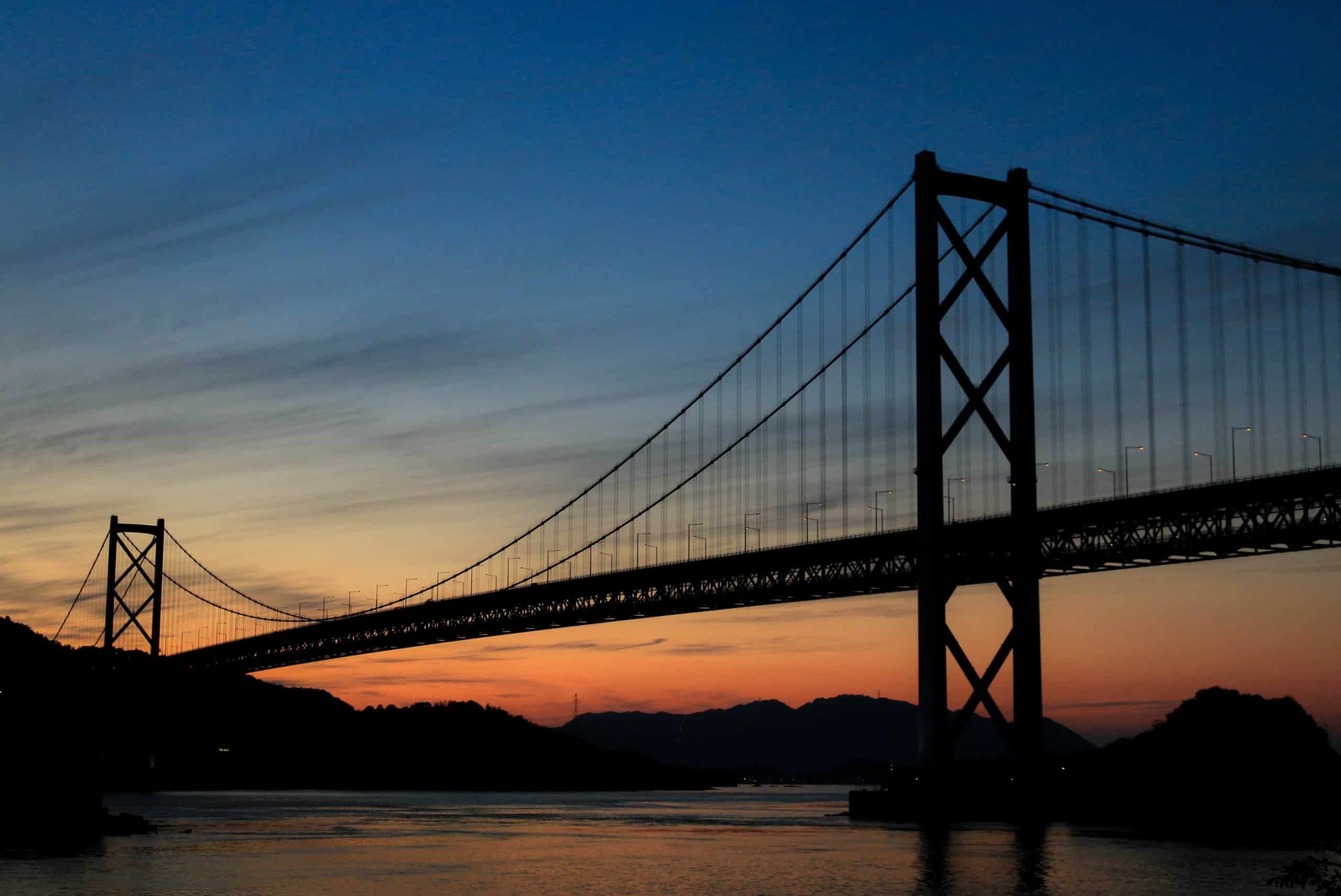 Bridge Shimanami Kaido Setouchi Japan