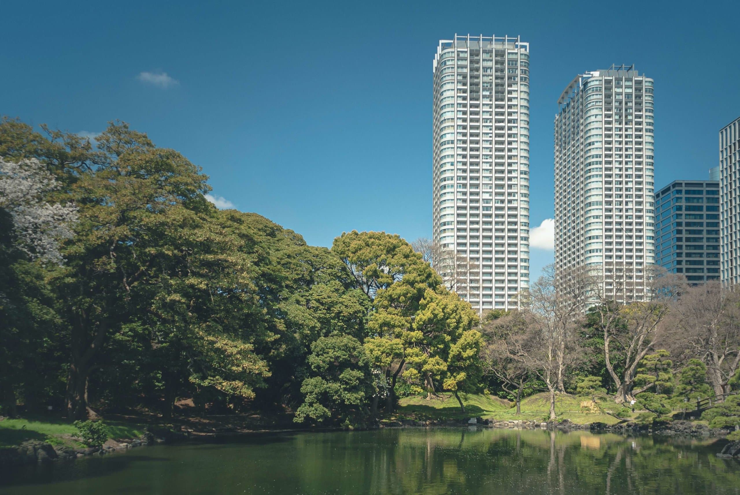 Hamarikyu Garden Tokyo Japan