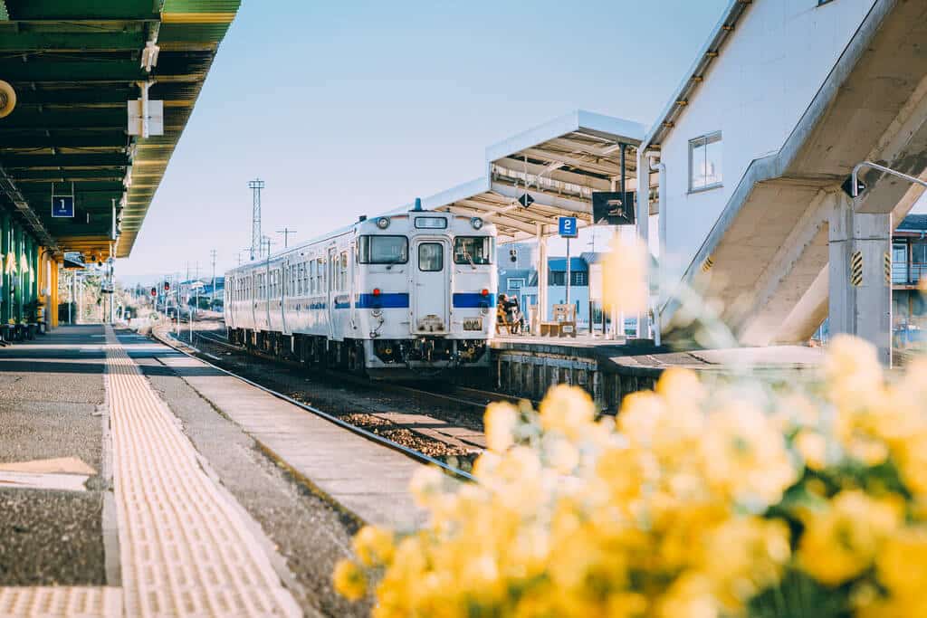 Ibusuki Makurazaki Line in Ibusuki, Japan