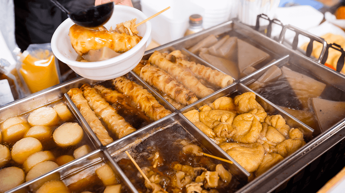 The Japanese winter food, oden The Japanese winter food, oden