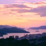 Panoramic view Onomichi Hiroshima Japan