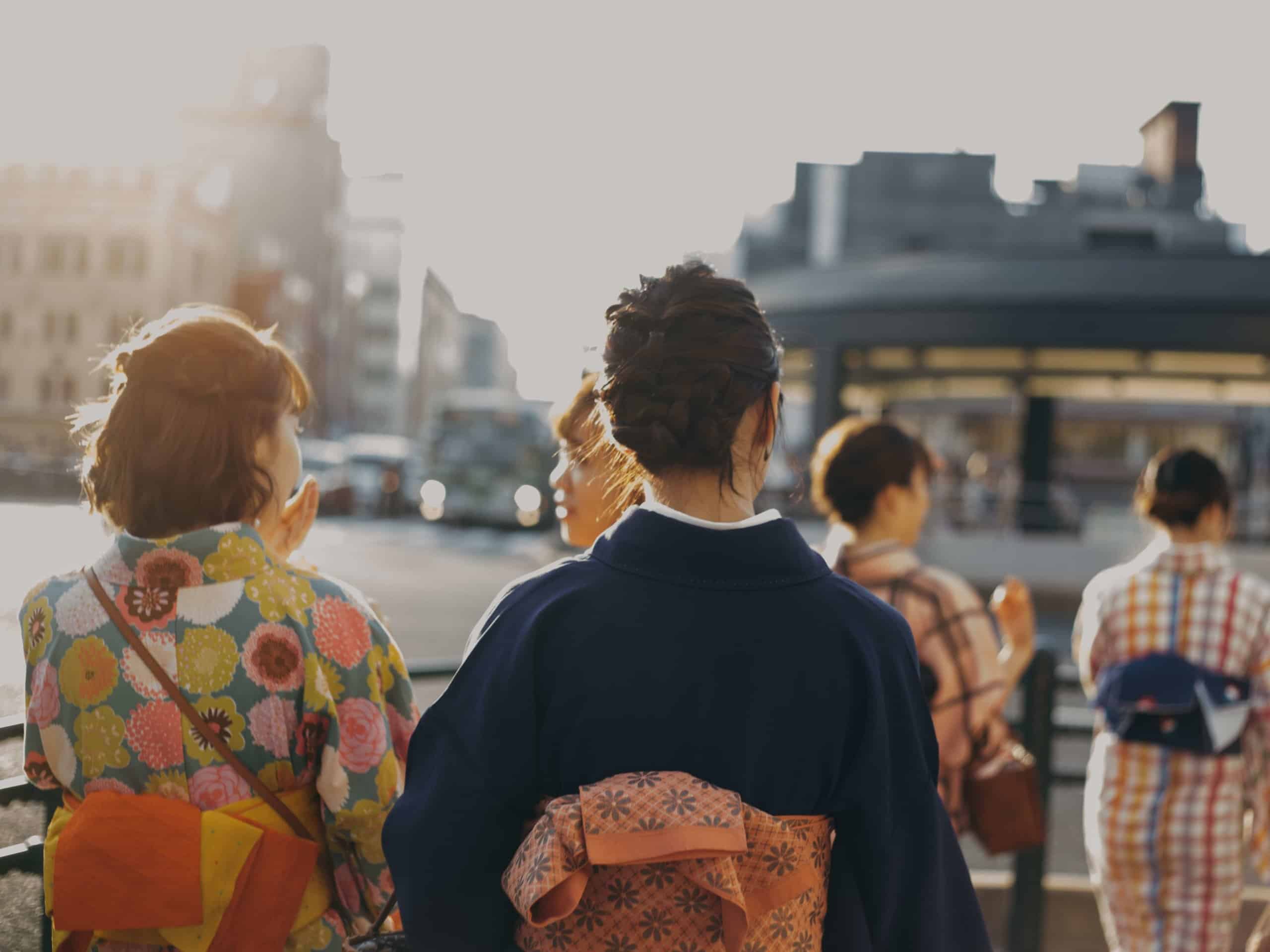 Women summer yukata Japan