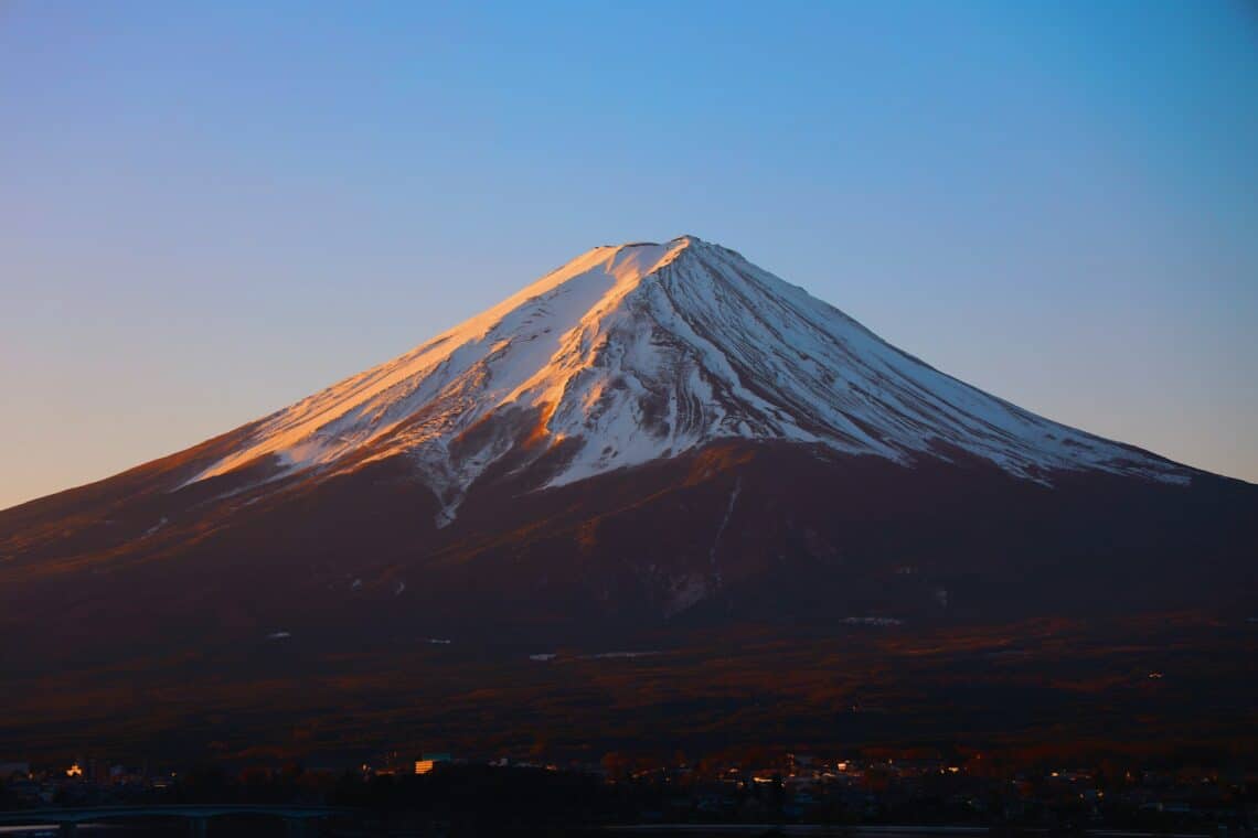 Mount Fuji snowcap